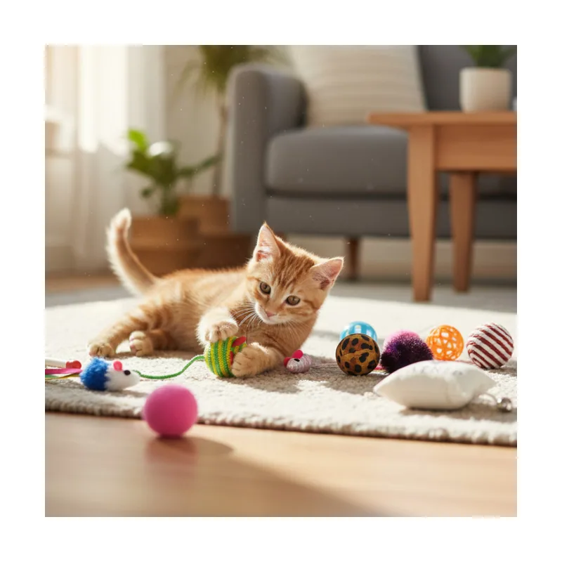 Tootoy! Caja con Juguetes Interactivos para gatos