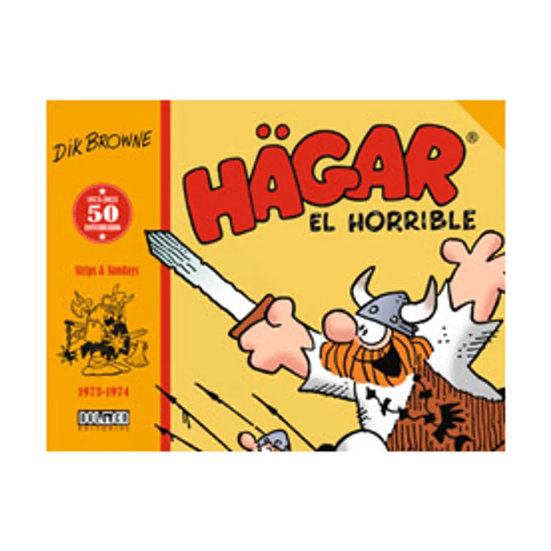 Tebeos dolmen editorial Hagar EL Horrible 1973-1974