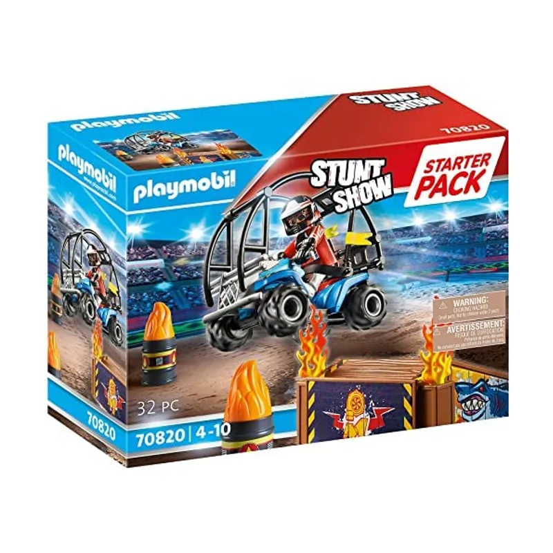 Playmobil 70820 Starterpack Stuntshow Quad Met Vuurhelling