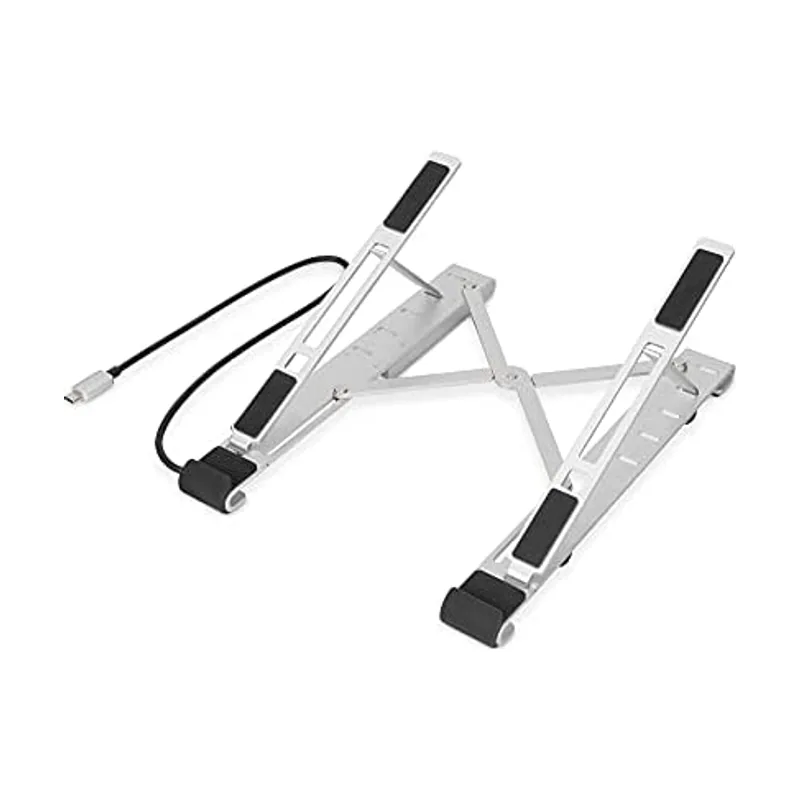 Assmann Digitus Soporte variable para notebook con hub USB-C™ integrado