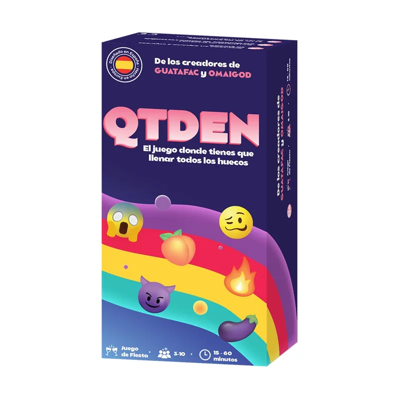 Asmodee QTDEN El Juego más Divertido y Loco de Fiesta con Amigos
