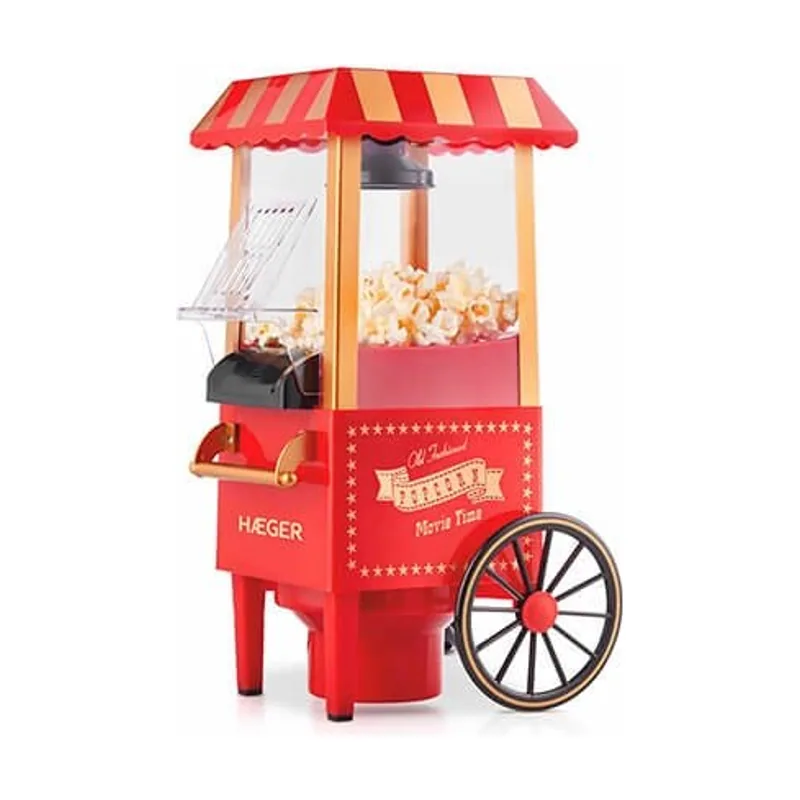Haeger PM-120.001A palomitas de maiz poppers Rojo 4 min 1200 W
