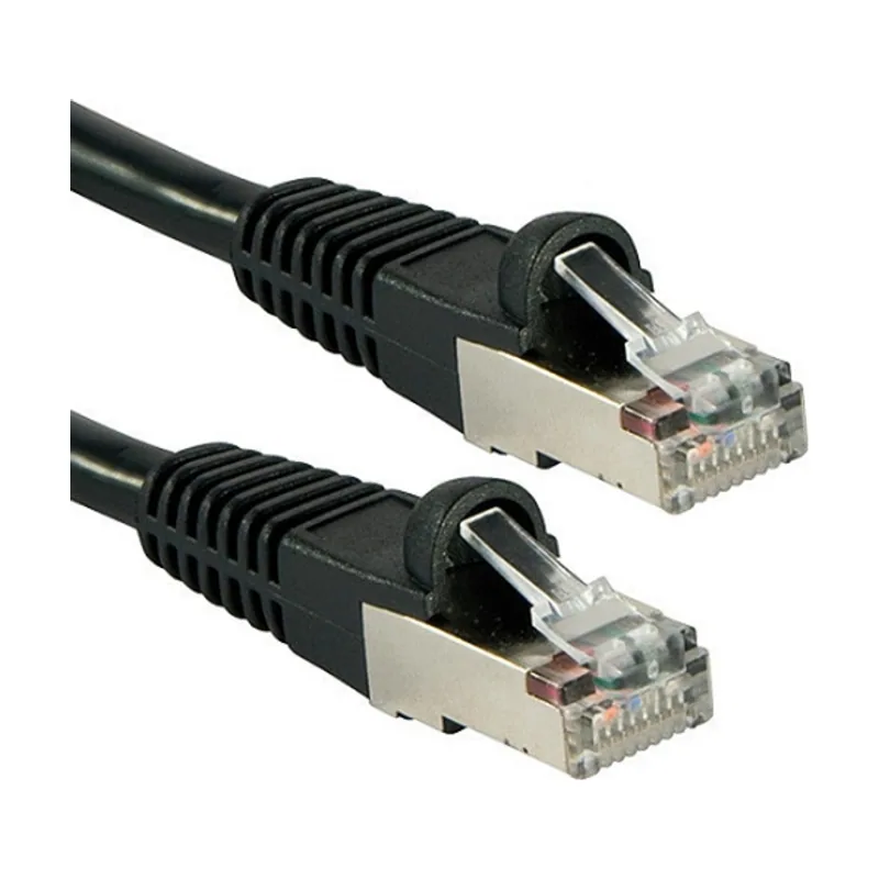 Lindy 47176 cable de red Negro 0,5 m Cat6 S/FTP S-STP