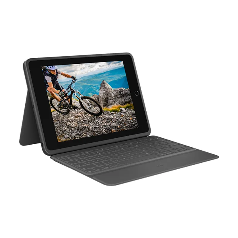 Logitech Rugged Folio Grafito Smart Connector QWERTZ Alemán