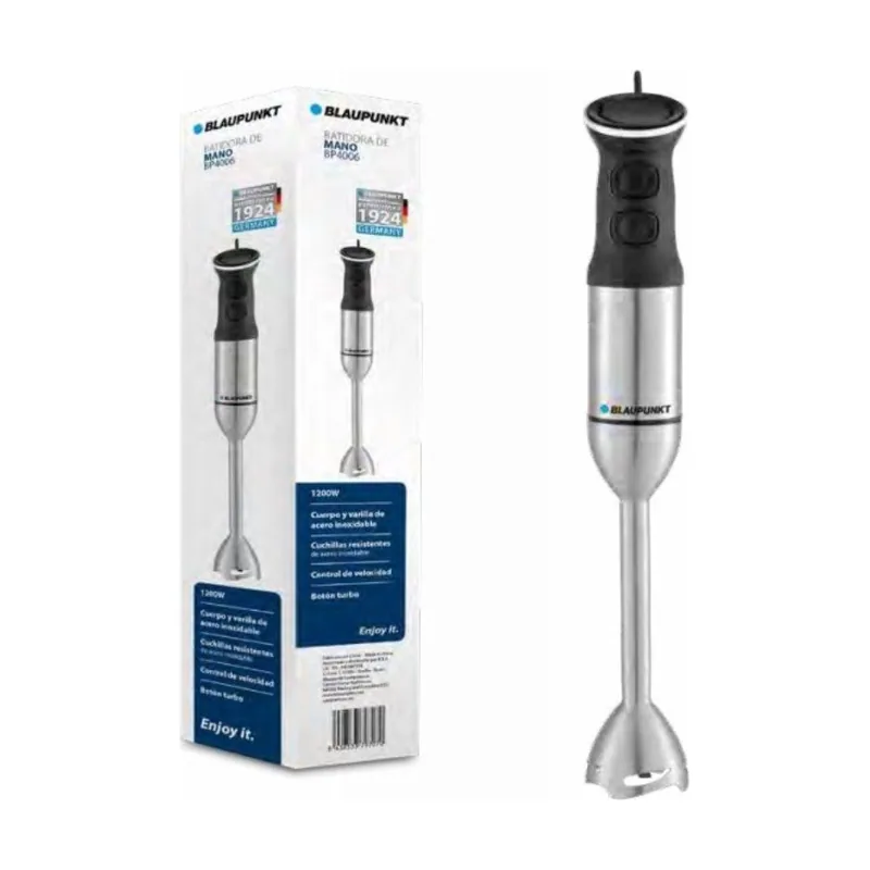 Blaupunkt Batidora de Vaso BP4006 Negro 1200 W