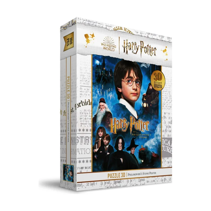 SD Toys RED STRING Puzzle Lenticular Harry Potter La Piedra Filosofal 100 Piezas