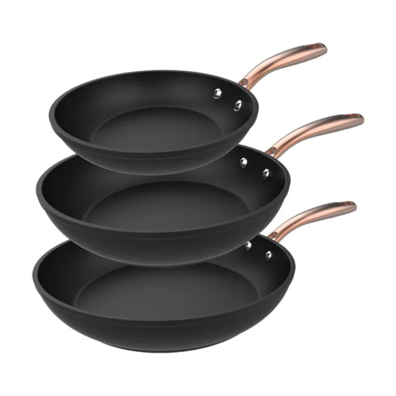Cecotec Set de Sartenes 20-24-28 cm de aluminio forjado con revestimiento antiadherente de alta calidad Platinum Plus Teflon® Nonstick