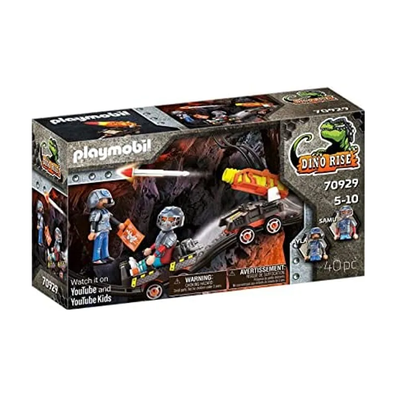 Playmobil Dino Rise 70929 Dino Mine Carro de Cohetes