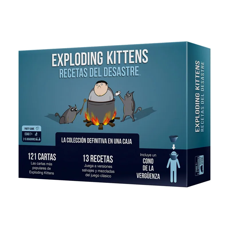 Asmodee Exploding Kittens Recetas del Desastre