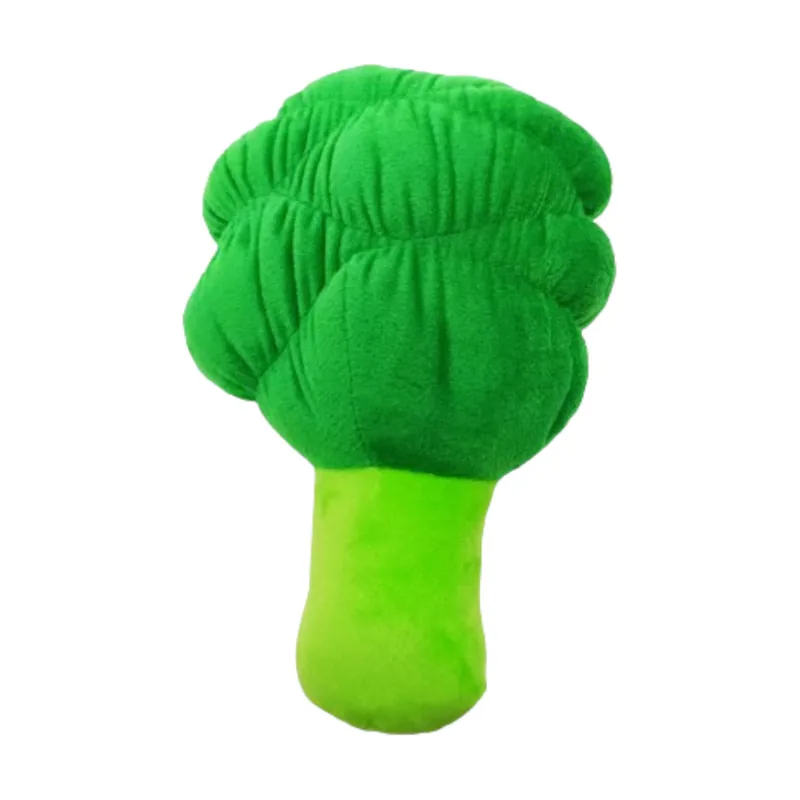 Tootoy! Comfort Healthy Broccoli Cuddler peluche con sonido para perros