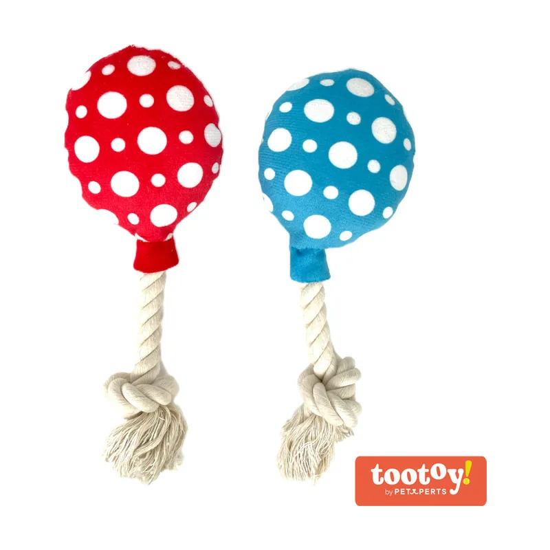 Tootoy! Comfort Brithday Balloon Set peluches con sonido para perros