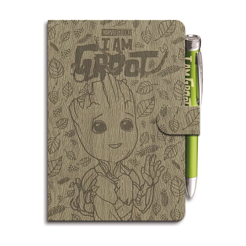 Grupo Erik Marvel Groot Cuaderno A5 punteado con Boligrafo