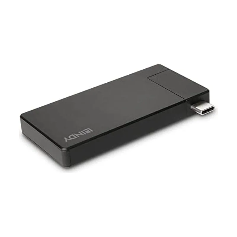 Lindy 43336 base para portátil y replicador de puertos Alámbrico USB 3.2 Gen 1 3.1 Gen 1 Type-C