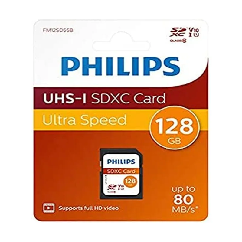 Philips FM12SD55B/00 memoria flash 128 GB SDXC UHS-I Clase 10