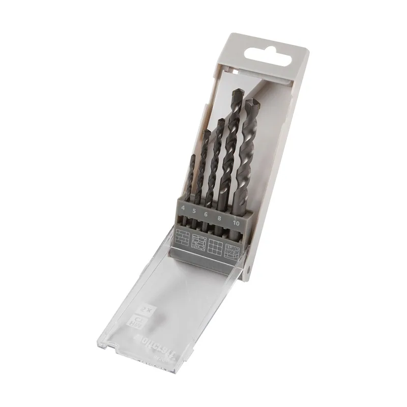 Wolfcraft Juego de Brocas para Piedra de Carburo de Tungsteno