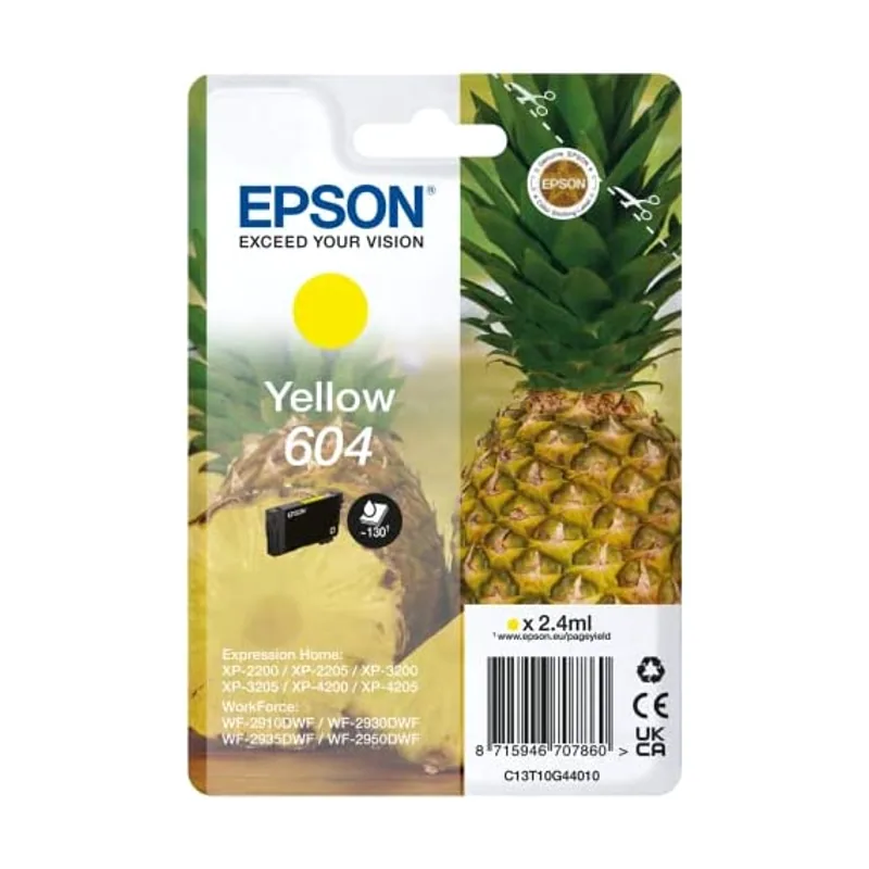 Epson 604 cartucho de tinta 1 pieza s Rendimiento estándar