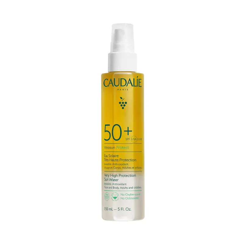 Caudalie Vinosun Protect Agua Solar De Muy Alta Protección Spf50+ 150 Ml