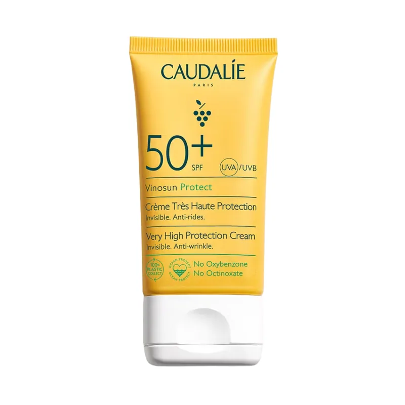 Caudalie Vinosun Protect Crema De Muy Alta Protección Spf50+ 50 Ml