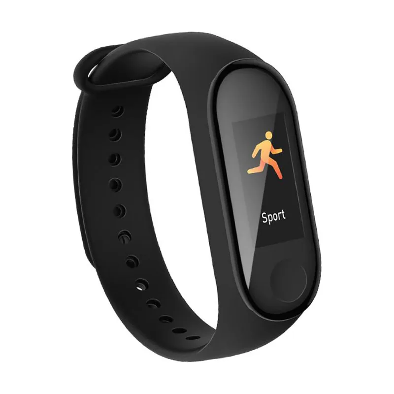 Umbro Pulsera de Actividad Negro 0,96"