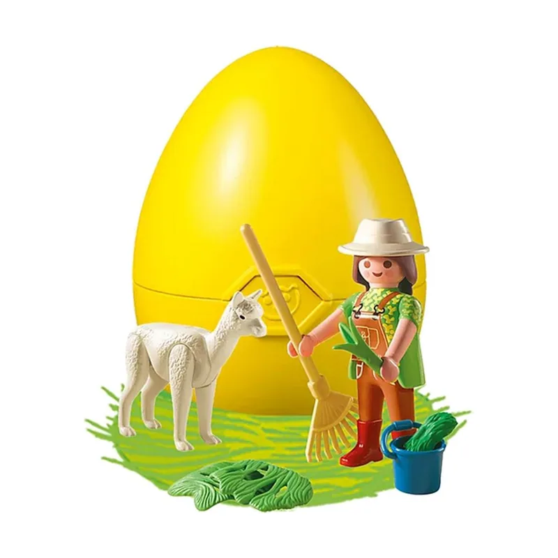 Playmobil Cuidadora con Alpaca Muñecos y Figuras