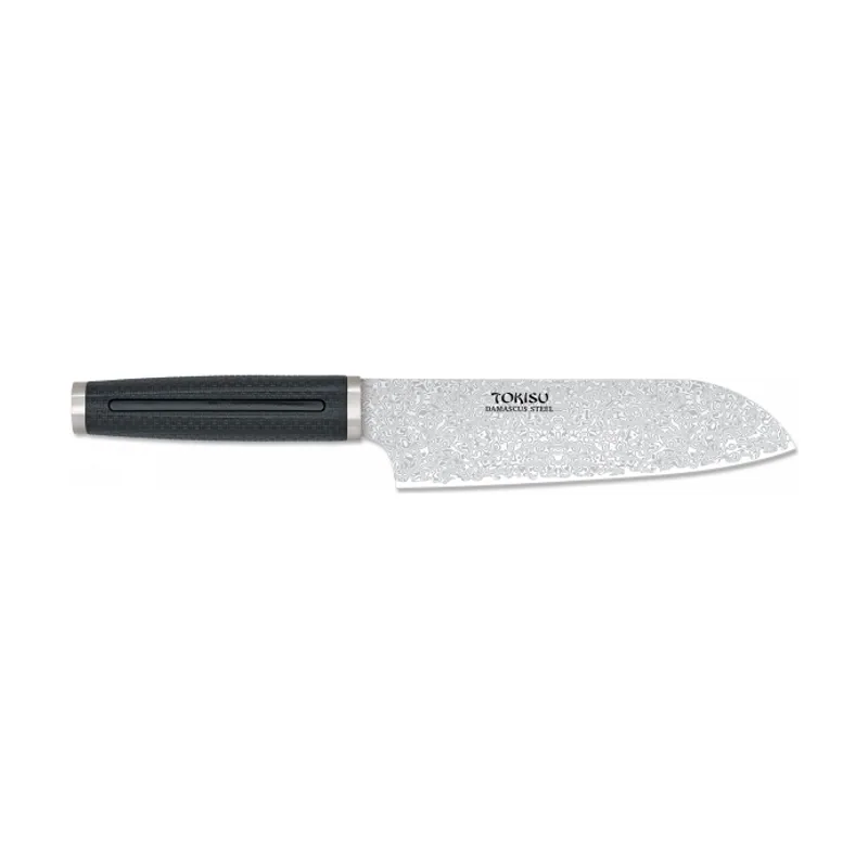 Tokisu Cuchillo Santoku Hoja Damasco