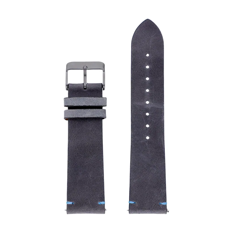 Watx & Colors Watx Correa de Piel Italiana de la Marca Modelo Leather Splash/Grey