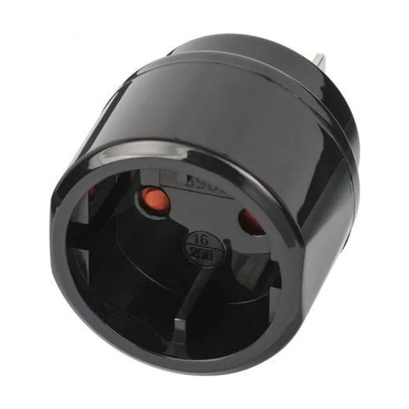Brennenstuhl Adaptador de Viaje/Enchufe de Viaje (Adaptador para conectar aparatos eléctricos con Sistema de Enchufe en países con Sistema de Enchufe Americano Tipo A