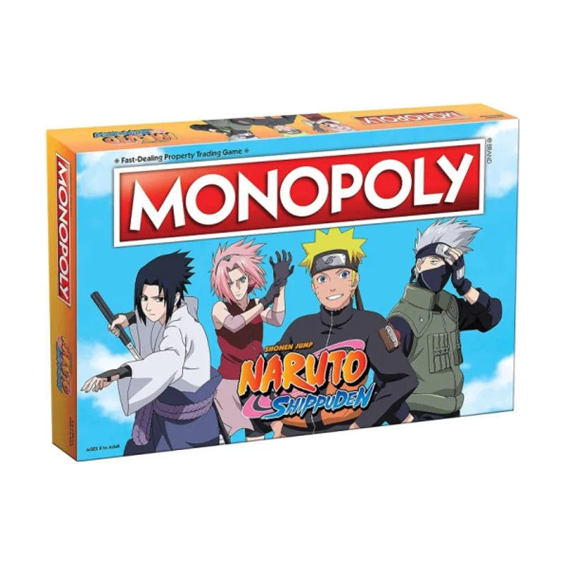 8 Winning Moves Monopoly Naruto Board Game WM00167-EN1