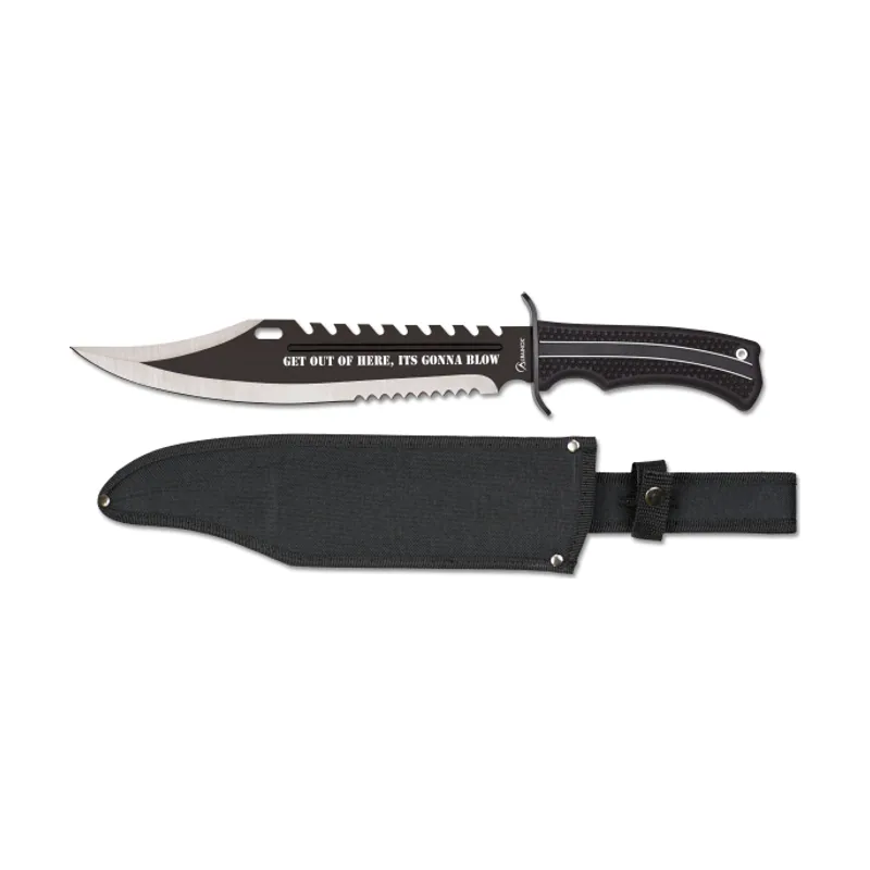 Martinez Albainox Cuchillo Albainox Negro Puño Goma. H