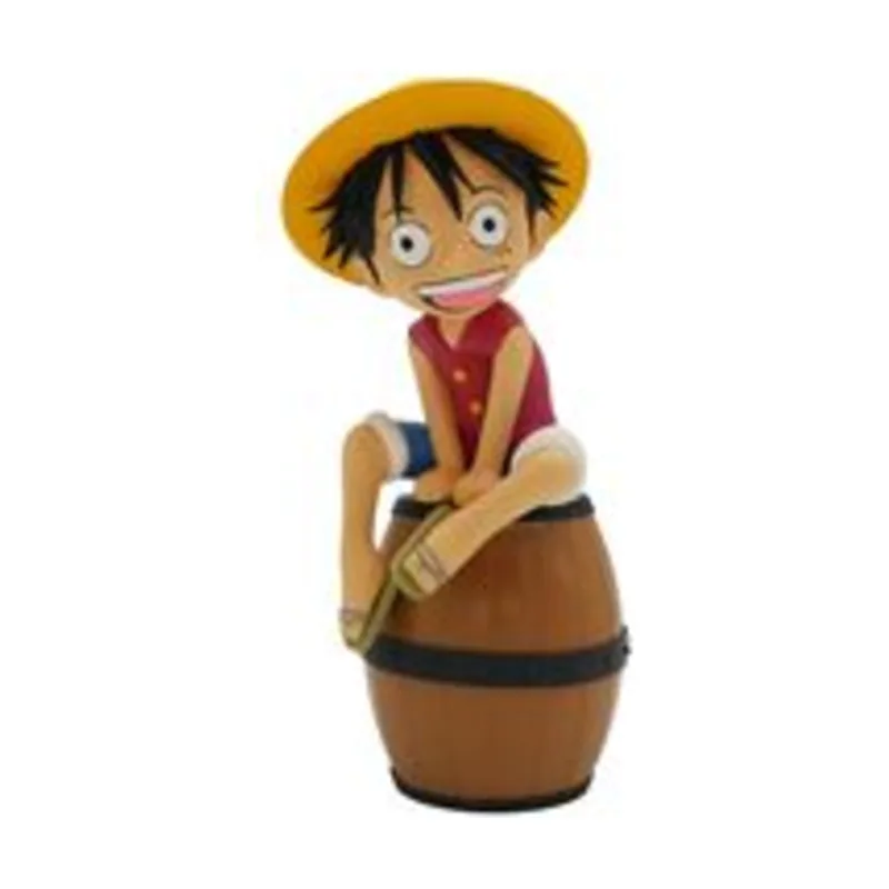 Teknofun Luffy Sobre Barril Fig. Con Luz 27 cm One Piece