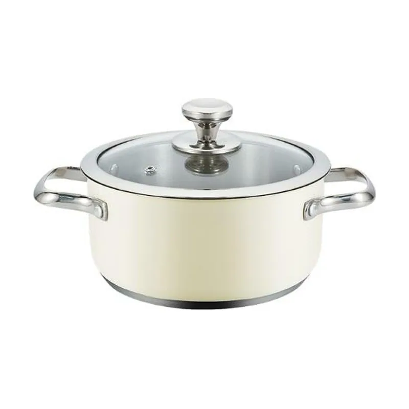 Haeger Cacerola Con Tapa PA-18H.006A Beige Ø 18 cm