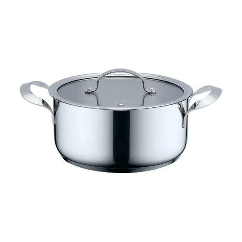 Haeger Cacerola Con Tapa PA-18H.001A Beige Gris Ø 18 cm