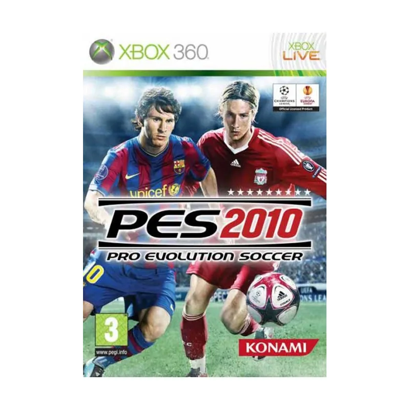 Konami Pro Evolution Soccer 2010 Xbox 360 Español