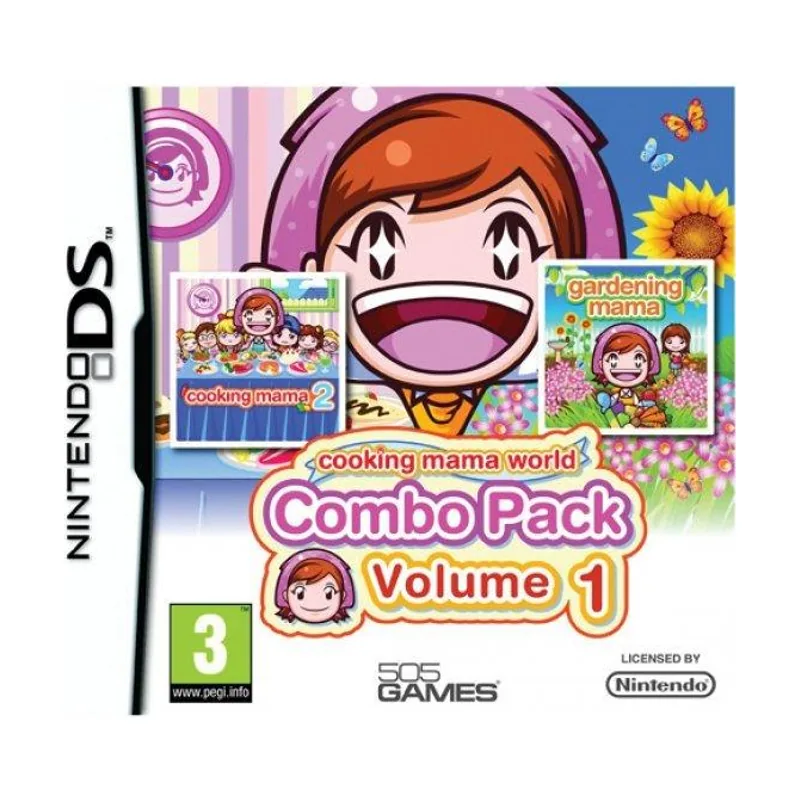 505 Games Cooking mama combopack vol.1 cooking mama 2 + gardening mama ingles 3dsxl/3ds/2ds