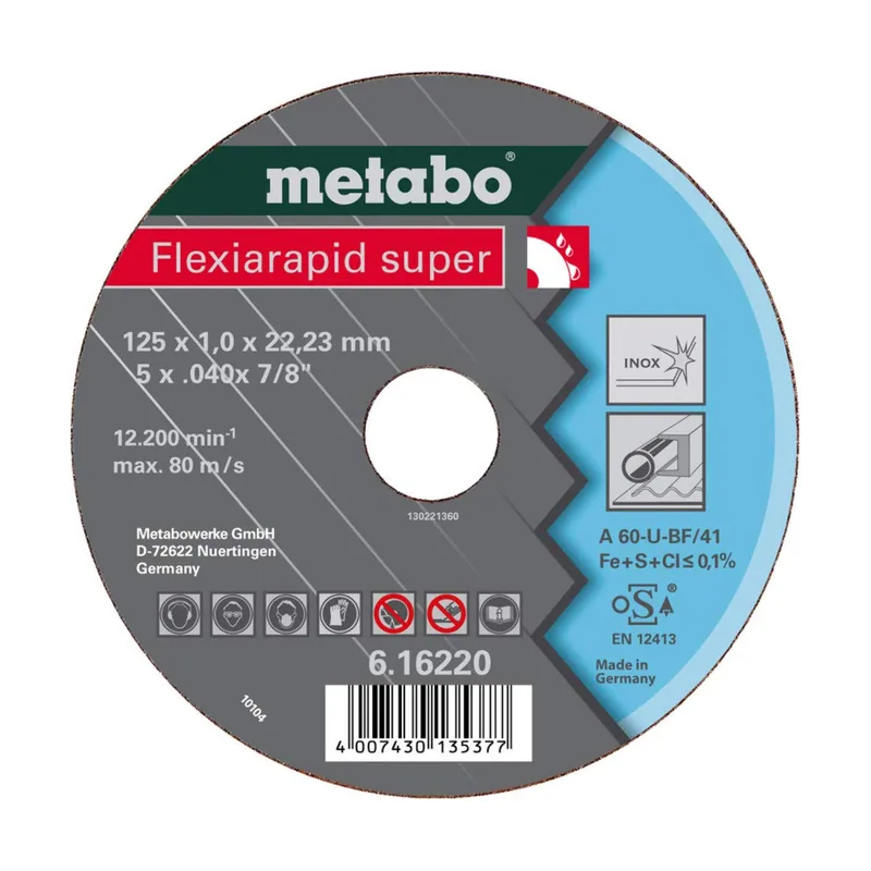 Metabo Disco Tronzar a60-u-bf 180x1,6
