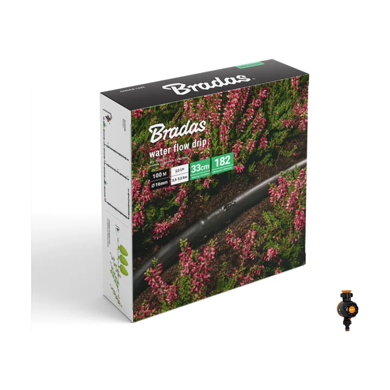 Bradas Tubo de riego por goteo Water Flow Drip