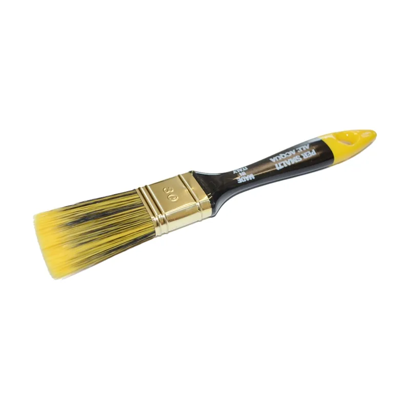 Painto Pincel de pintura con mango ergonómico y virola de latón de 50 mm + cinta de crepé de 25 m