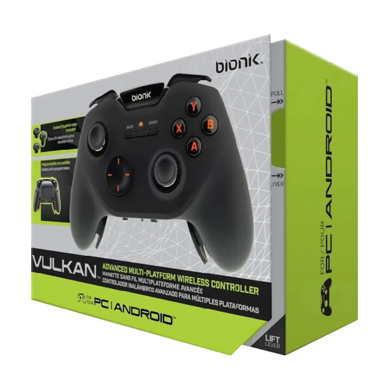 Bi-bionik BIONIK Vulkan Negro Bluetooth Gamepad