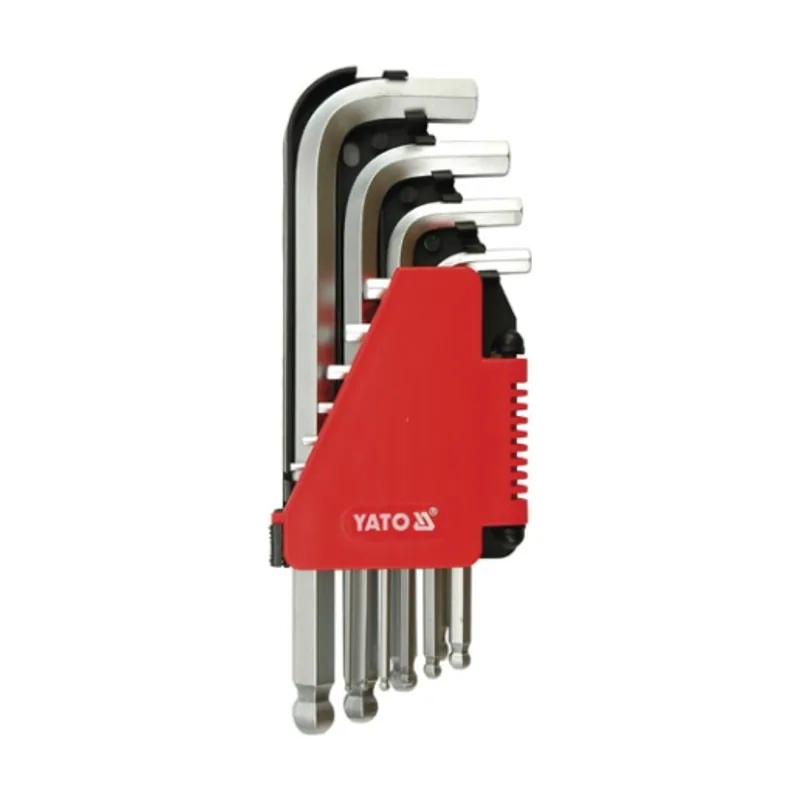 Yato YT-0509 llave hexagonal Juego de llaves allen Métrico 10 pieza s