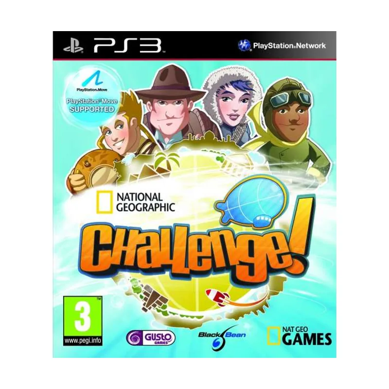 Na-bandai namco Black Bean National Geographic Challenge ! Estándar PlayStation 3