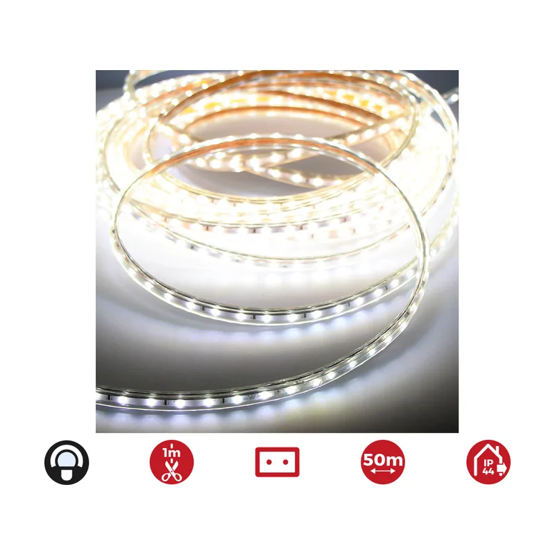 EDM Tiras LED 72700 4,2 W x 1 m 50 m 6400 K 350 LM