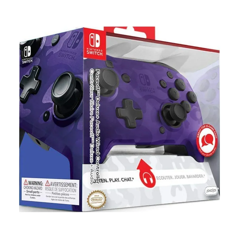 PDP Faceoff Deluxe+ Audio Camuflaje