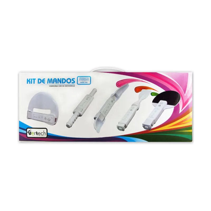 Dertech KIT DE Mandos Compatible WII Motionplus WII