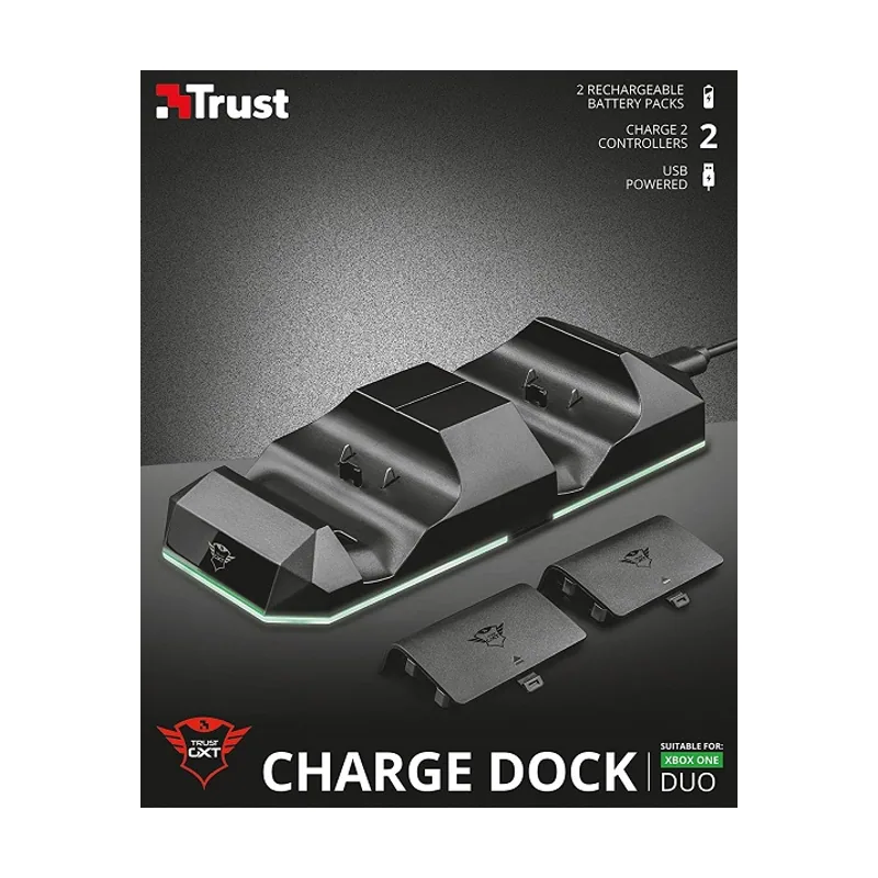 Trust GXT 237 Mando para videojuegos Negro USB Interior