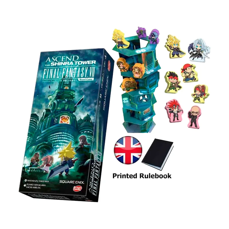 Square Enix Juego de Mesa Torre de Shinra Final Fantasy VII *Versión Inglés