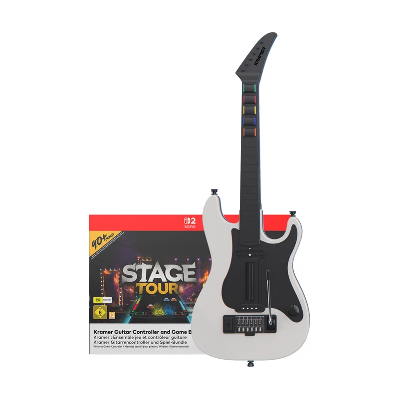 RedOctane Games Stage Tour Game + Kramer Guitar Controller Bundle