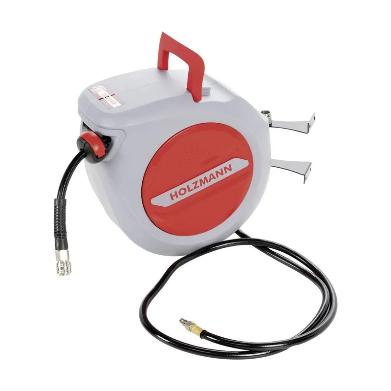 Holzmann maschinen Holzmann Enrollador de pared para manguera de aire comprimido 20 m