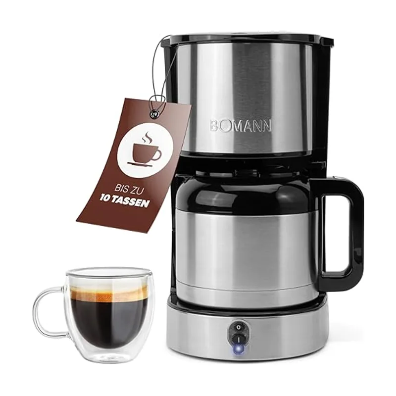 Bomann 660661 cafetera eléctrica Manual Cafetera de filtro 1,2 L