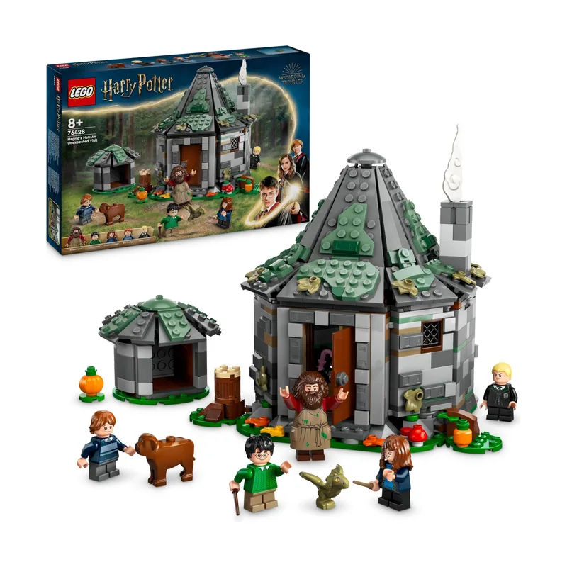Lego Harry Potter Cabaña de Hagrid Una Visita Inesperada Maqueta de Casa de Construcción y 7 Personajes de Juguete