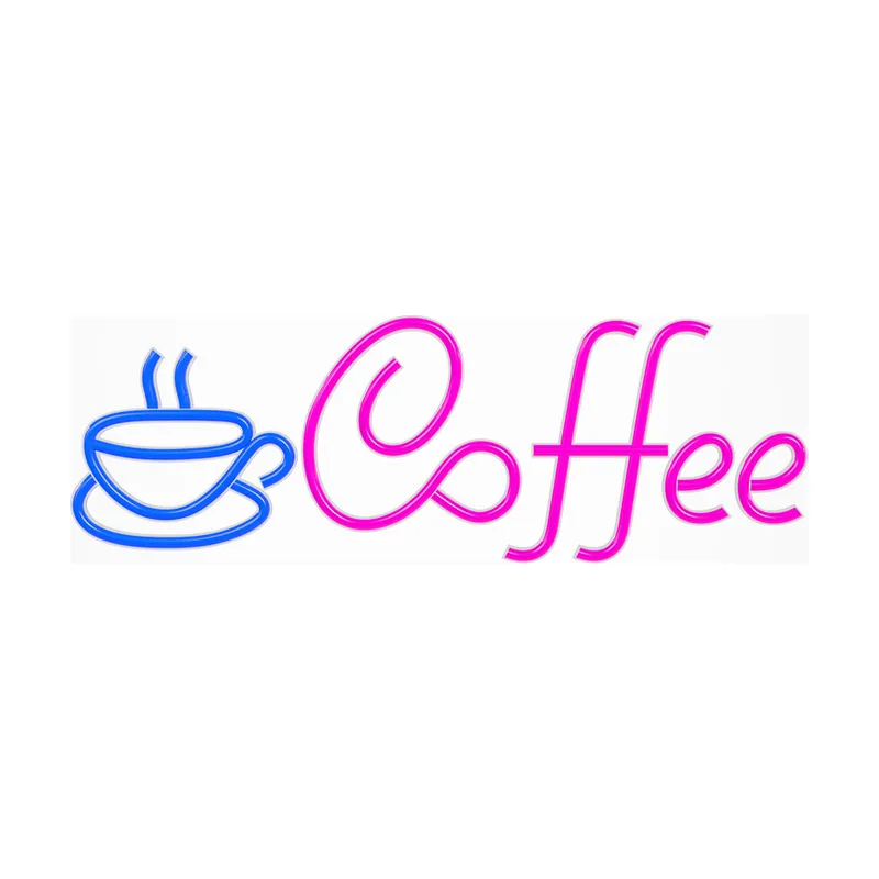 Forever neon plexi led coffee pink blue neolia